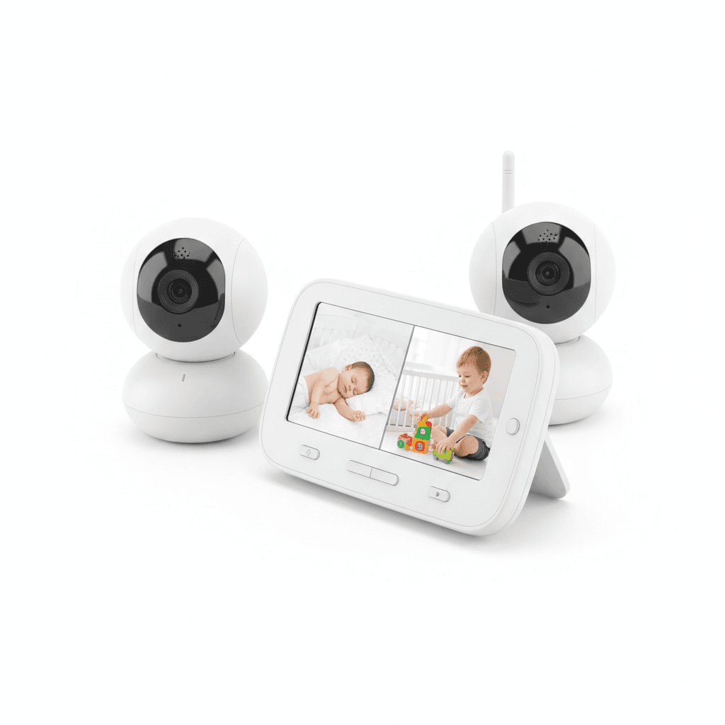 Babyphone Vidéo Double Caméra