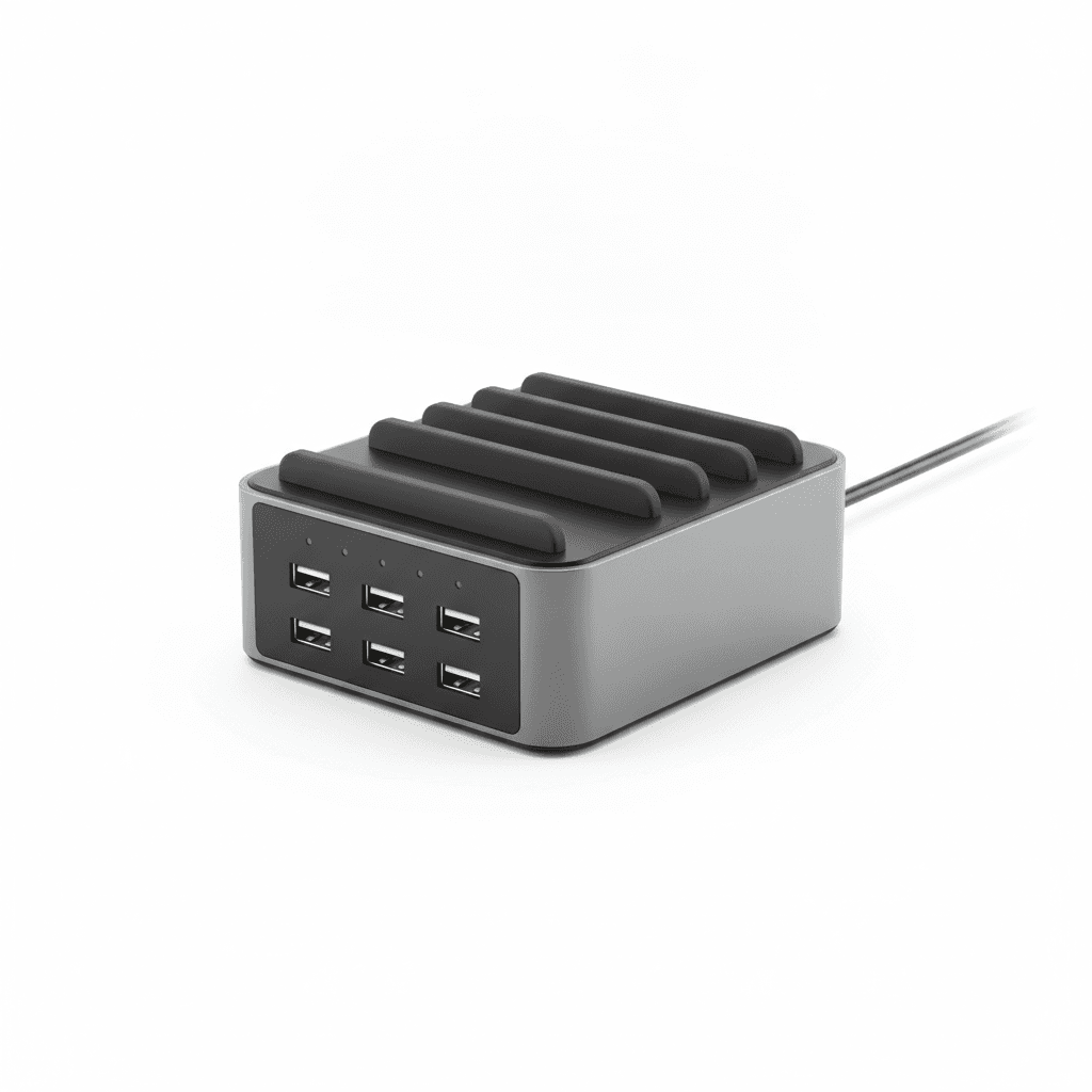 Chargeur Multi USB 6 Ports Station