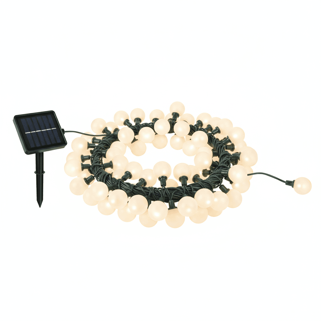Guirlande LED Solaire Extérieure 15m