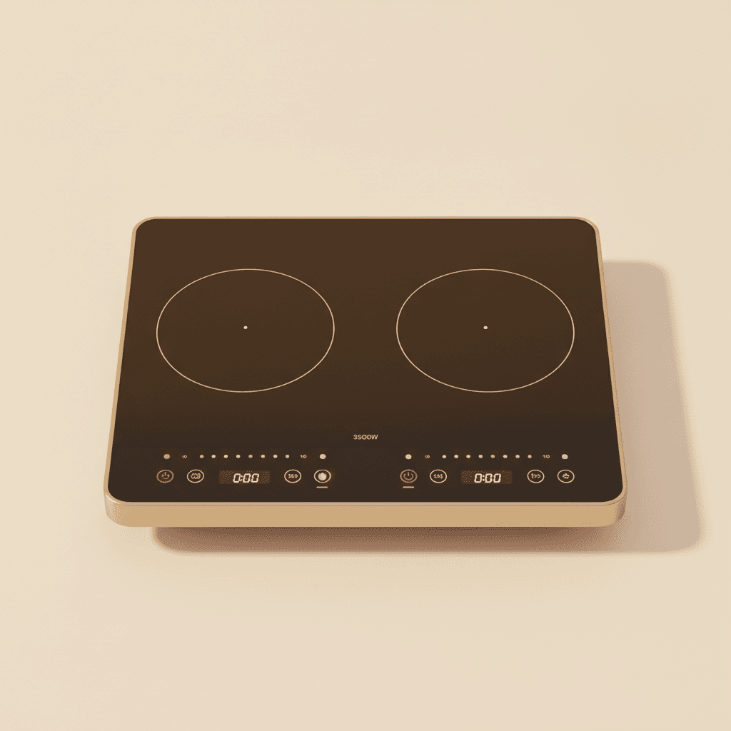 Plaque à Induction Portable — Double Feu 3500W